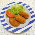 pitachan1's cooksnap of when they made はんぺんでふわふわ！FPでエビカツ.