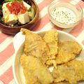 reika*'s cooksnap of when they made ☆アジのフリッター☆きゅうりのソース☆.