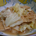 myukitty's cooksnap of when they made 余ったおいなりさんの皮でキャベツ煮.