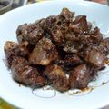 myukitty's cooksnap of when they made 簡単☆ハツ（鶏の心臓）の生姜焼き.