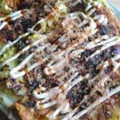 Munchkin's　Mom's cooksnap of when they made キャベツの卵焼き・お好み焼き風.