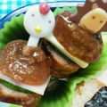 ハローこんにちは's cooksnap of when they made ☆キャラ弁♪ミニハンバーガー！？.