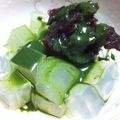 まりあの's cooksnap of when they made 抹茶あずきミルキー寒天（あんみつ風）.