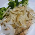 bonnet's cooksnap of when they made 鮭とスライスオニオン☆白ワイン蒸し.