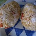 リらっくま's cooksnap of when they made 天かすおにぎり.