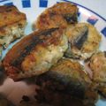 ワタミチ's cooksnap of when they made ふわっと美味しい★サンマで豆腐を挟み焼き.