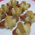 たのすけどの's cooksnap of when they made パイシートでソーセージパン.