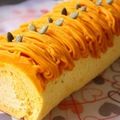 Risoa 51's cooksnap of when they made かぼちゃのロールケーキ.