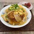 horseland's cooksnap of when they made 美味しい！コロッケ卵とじ丼！.