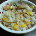 aoiueoao's cooksnap of when they made ❤鮭とコーンの炊き込みご飯❤.