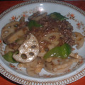 Jock's cooksnap of when they made 牛肉と蓮根のオイスター炒めに.