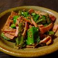 おらんでう～たん's cooksnap of when they made 四角豆とハムの胡麻和え.
