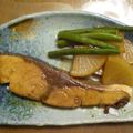 まみんちよ's cooksnap of when they made フライパンで☆ぶりの照り焼き.
