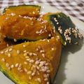 チョビ～☆'s cooksnap of when they made はちみつ×ゴマ☆冷凍かぼちゃ大学芋風.