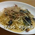 ＰＡＳＳ's cooksnap of when they made もやしとわかめのピリ辛和風パスタ.