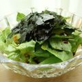 月見なっとう's cooksnap of when they made レタスと海苔のサラダ!?.