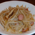 talkshows's cooksnap of when they made 油揚げともやしの炒め物.