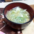 豆たこ's cooksnap of when they made ☆春雨とレタスのスープ☆.