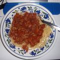 Orava's cooksnap of when they made フライパン１つでミートソーススパゲティ.