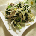miyuki12's cooksnap of when they made ๑✽肉もやし&わかめ炒め✽๑.