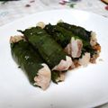 ほなみつ's cooksnap of when they made 梅の塩味で食べる鶏肉のしそ（大葉）巻き.