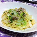 たっかん15's cooksnap of when they made 簡単！ねぎと豚肉の和風スパゲティ.