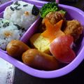 こごう's cooksnap of when they made ハートのりんごちゃん❤　キャラ弁.