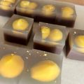 yummy..'s cooksnap of when they made おもてなしに♪キラキラ二層の栗ようかん.
