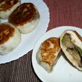 わかめるちょ's cooksnap of when they made カボチャとなす、ピーマンの信州お焼き.