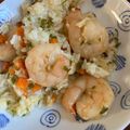 SuperLights's cooksnap of when they made 超簡単♫フライパンde海老ピラフ♡.