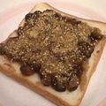 龍青空ママ's cooksnap of when they made 塩あんトースト　アーモンドorすり胡麻で.