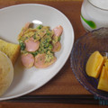 モカ’ｓママ's cooksnap of when they made ソーセージとブロッコリーのオイマヨ卵炒め.