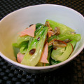 nekoland's cooksnap of when they made 青梗菜となめたけのコチマヨ和え☆.