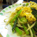 Ｋazu's cooksnap of when they made 小松菜ともやしと卵の胡麻味噌炒め.