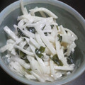 まなみゅう's cooksnap of when they made ﾋﾞﾆｰﾙで♪大根とワカメの和風サラダ☆.