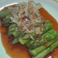 九道礼菜's cooksnap of when they made アスパラの卵黄ゴマ和え.