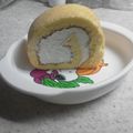 まおにゃん☆ミ's cooksnap of when they made ふわふわもっちり☆米粉deロールケーキ♪.