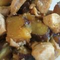 choku5's cooksnap of when they made 甘辛味☆さつまいもと鶏肉の炒め煮.