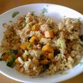 itruuuka's cooksnap of when they made ほっこりかぼちゃのマヨ醤油チャーハン♪.