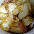 鈴音's cooksnap of when they made 白菜とベーコンの鰹節炒め(^-^).