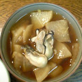 どんころ's cooksnap of when they made 牡蠣とだいこんの煮物.