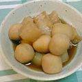 ゆきにゃん太's cooksnap of when they made 里芋とこんにゃくの煮っころがし.