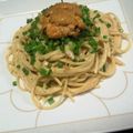 7seven's cooksnap of when they made ★うにのクリームスパゲティ★.