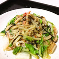 ゆきやこあられ's cooksnap of when they made はくさいと塩昆布の焼きうどん.