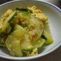 8itao8's cooksnap of when they made ☆おいしいde賞～ズッキーニの卵炒め♪.