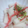 まんまるかえる's cooksnap of when they made 長いもの紅生姜和え.