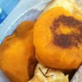 napppi5's cooksnap of when they made かぼちゃ餅（ハロウィン弁当に♪）.