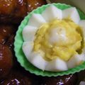 Lokeやん's cooksnap of when they made ✿お弁当に♪ゆで卵のカップでソースマヨ✿.