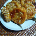 ビギナーゆめこ's cooksnap of when they made れんこんのはさみ焼き（甘酢だれ）.