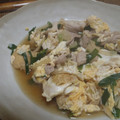 えなりかずこ's cooksnap of when they made 豚肉と油揚げの簡単卵とじ.